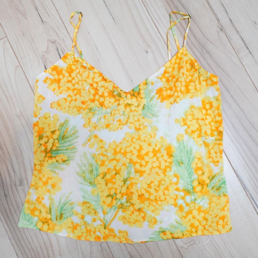 Diane von Furstenberg Silk Floral Cami Top 8
